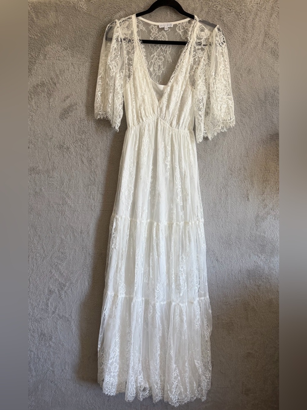Baltic Botn  Boho Lace Maxi Dress - XS